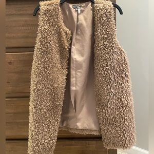 Vince Camuto faux fur vest